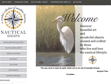 Tablet Screenshot of nauticalshops.com